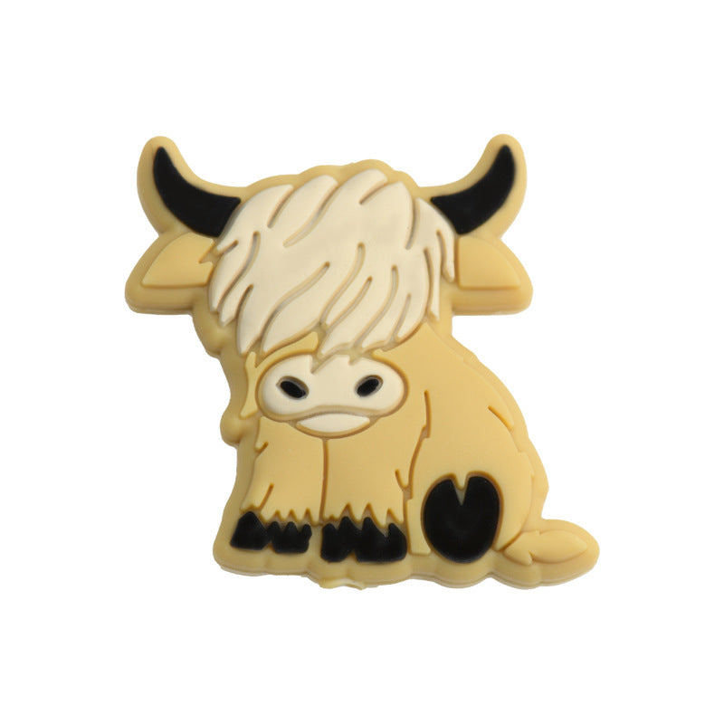 Al por mayor de 50 piezas de dibujos animados de dibujos animados PP de silicona